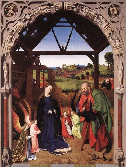 CHRISTUS, Petrus The Nativity Spain oil painting art